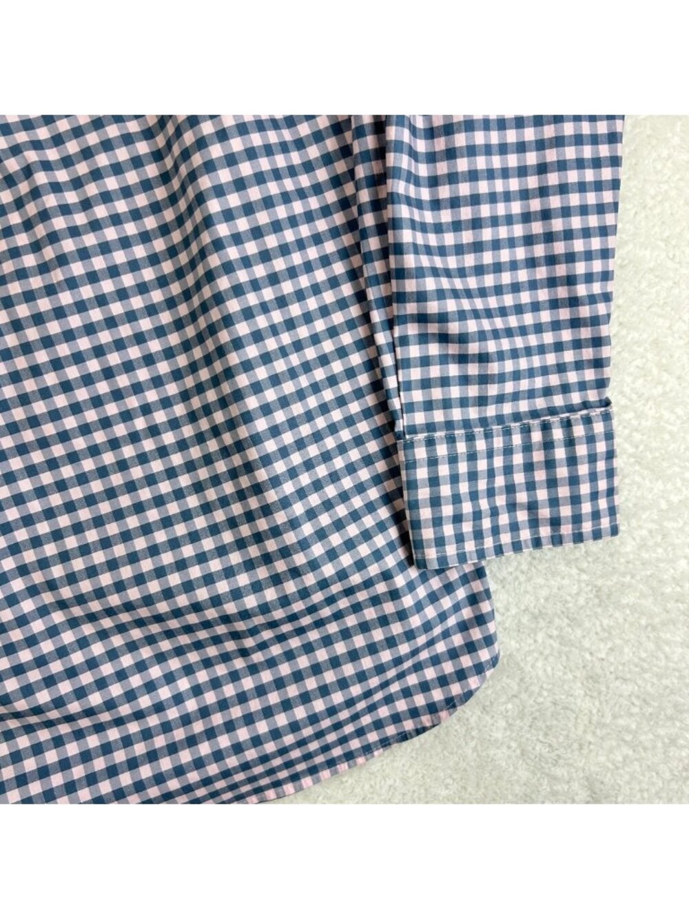 Vineyard Vines Button Down Shirt Mens‎ M Pink Blue Gingham On The Go Performance - Picture 7 of 12